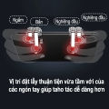 [ Combo ] Bộ phụ kiện chơi game mobile Pubg Free Fire nút bắn Đôi Cánh Thiên Thần 4 ngón và cặp găng tay chơi game chống mồ hôi  thao thác đơn giản, giảm thiểu thao tác thừa với 6 ngón, chống trơn chống trượt khi chơi thời gian dài. 