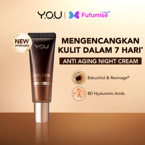YOU Golden Age Series | Y.O.U Skin Care Essence Facial Wash Eye Day Night Serum Makeups (BPOM)