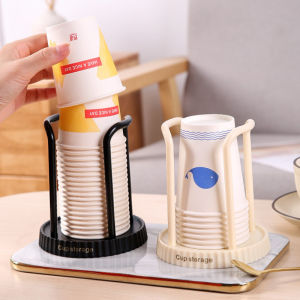 Simple Paper Cup Holder & Disposable Cup Storage Rack: Multifunctional Coffee and Milk Tea Cup Storage Rack Cup Extractor
