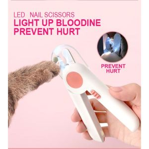 [Local Seller] Pet Dog Nail Clipper With Led Light / Electric Nail Sharpen USB/Battery Type