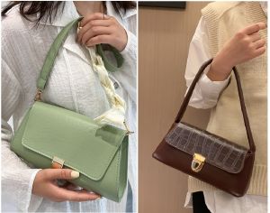 Aladdin Beg Tangan Wanita Bahu Jinjing Silang ( Scarf Travel Dinner Office Tote Bag Shoulder Women Handbag ) 10Y2