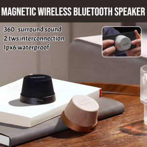 Multifunctional Magnetic Wireless Bluetooth Speaker Portable Mini Bluetooth Speaker Magnetic Absorption Phone Stand