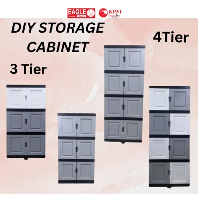 EAGLE BRAND 3/4 Tier Storage Cabinet/ Rak Serbaguna