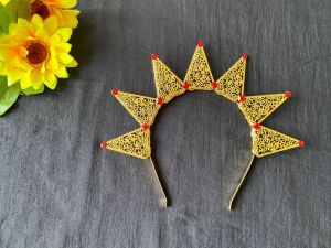 Mahkota Adat | Bando Tari Bentuk Matahari | Bandana Tari Anak Remaja Dewasa
