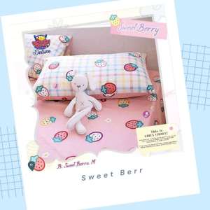 Sprei Anak Perempuan 120x200 Tinggi 40 Homemade Katun CVC Asli Star Esra Katun Premium Terlaris Motif Cactus