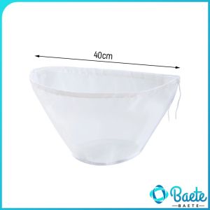 Baete Reusable Mesh Soy Milk Strainer Juice Nut Milk Tea Nylon Filter Bag Bowl-shaped Food Coffee Filter