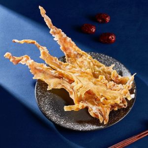 Driedfishgelatin花胶鱼胶干货正品野生深海特级鳕鱼胶鱼肚鳔干货海鲜滋补胶原低脂