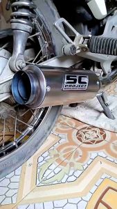 KNALPOT RACING SC PROJECT FULL SYSTEM UNTUK MOTOR BEBEK SUPRA LAMA JUPITER Z VEGA R SHOGUN SUPRA X 125 SUPRA FIT GRAND ASTREA ABSOLUTE REVO ARASHI BLITZ R KARISMA BLADE SMASH SUPRA LAMA JUPITER Z BURHAN
