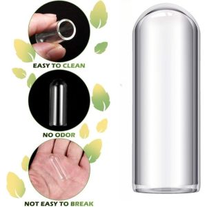 10PCS Straw Glass Tips Covers For Reusable Straws Tips Cap For 6/8/12mm Stainless Steel Straws Cover