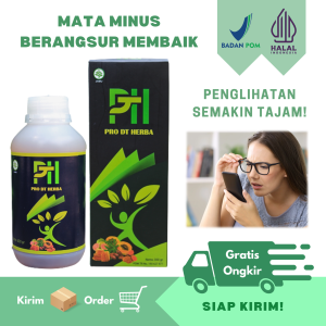 Obat mata minus rabun jauh merah silinder pertajam penglihatan herbal temulawak madu