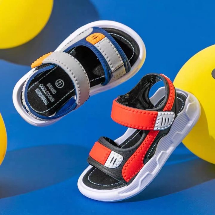 Kids Shoes Boys Sandals Korean Style Fashion Trendy Shoes Boy Beach
