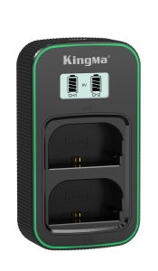 [KingMa] LP-E6NH 2400mAh Replacement Battery Set / Ultra Fast Dual Charger for Canon Camera using LPE6 / LPE6NH Battery