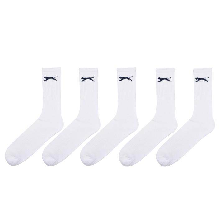 Slazenger Mens 5 Pack Crew Socks Mens (White) - Sports Direct | Lazada