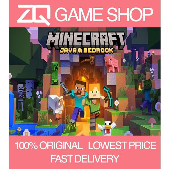 ஐ [Original] Minecraft JAVA Bedrock Edition For PC 100 Original ...