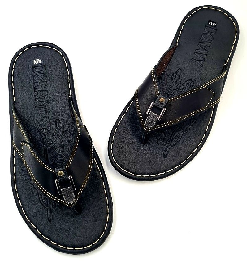 100% Genuine Cow Leather Toe Slippers, High Quality Mens Shoes 12 Months Warranty Shop Kinson. 