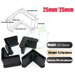 【Ready Stock】HEAVY DUTY Black Rubber Footings Chair Table Foot Caps Protector Inner SIZES - 1 PIECE ( ANGULAR SQUAREROUNDTRIANGLE MONOBLOCK )