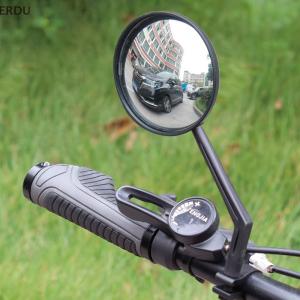 💖【Special price】💖ERDU Bicycle Round Mirror Mountain Bike Mirror Safety Mirror Road Bike Riding Equipment