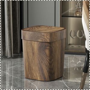 ถุงขยะ มัลติฟังก์ชั่น สไตล์จีนใหม่ ถังขยะ ความจุขนาดใหญ่ การจัดเก็บและทำความสะอาด พับได้ พร้อมฝาปิด