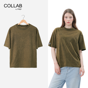 COLLAB by Inspi Acid Wash Tshirt for Men and Woman Retro Vintage Tailored Fit Plain Trendy Tops Collection Menswear Washed Streetstyle Shirts