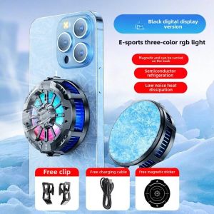Magnetic Mobile Phone Fan Cooler Gaming Ice Mobile Heatsink Ice Phone Radiator Penyejuk Telefon Kipas Penyejuk Telefon