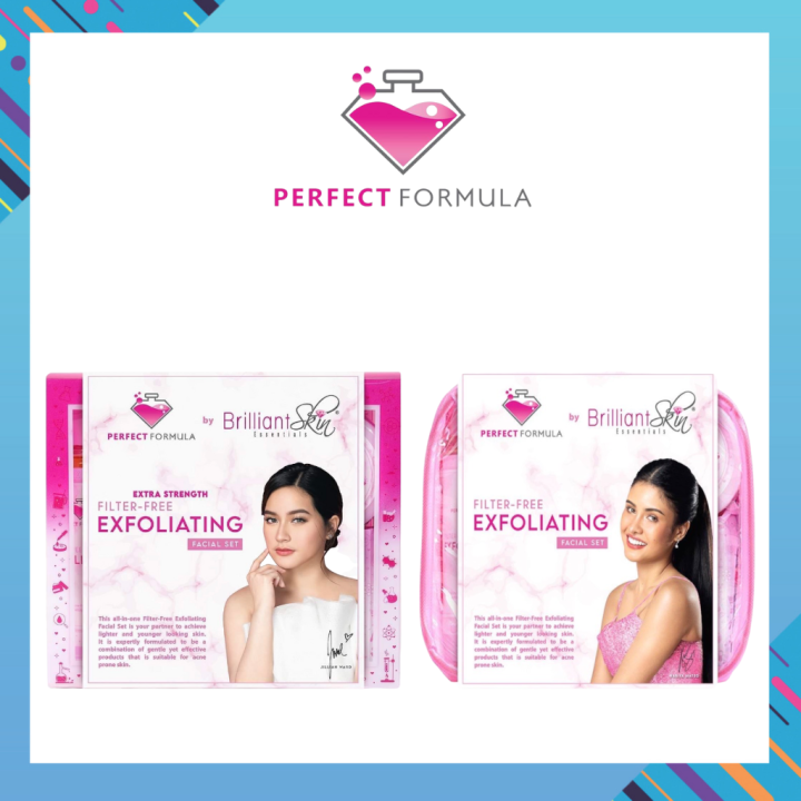 Perfect Formula Filter-Free Exfoliating Set (Jillian Set Extra Strength ...