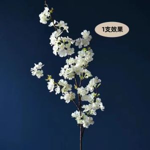 Artificial Cherry Blossom Branch Fake Long Stem Sakura Flower Home Living Room Office Wedding Decoration Cherry Flowers