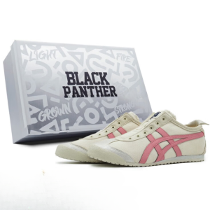 Original Tiger Shoes Classic New Beige/Pink Mens and Womens Canvas Non-slip Lazy Shoes Comfortable Breathable Casual Sports Shoes