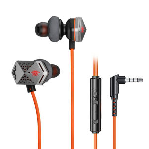 Plextone M416 Gaming Earphone Wired Earbuds Built-In Micrphone Noise Isolating Powerful Bass Headphone
