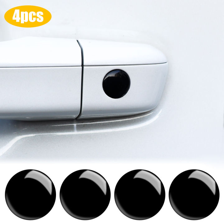 Keyhole Protection Car Door Keyhole Protection Stickers Car Styling Black Anti-blocking ...