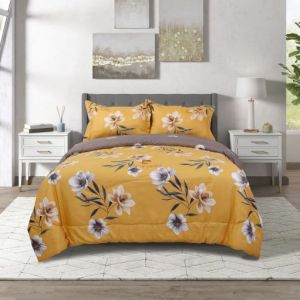 Bộ ga giường phòng ngủ 4 món Pierre Cardin chất liệu Microfiber cao cấp mềm mại thoải mái sang trọng - PCABDMF 016