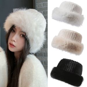 ZYJC Lông thú giả Mũ xô lông giả Bảo vệ tai Lớp lót lông cừu dày Mũ lưỡi trai bằng vải nhung Thường ngày Chống gió Mũ mùa đông có che tai Chống lạnh ngoài trời