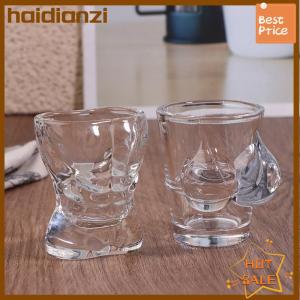 haidianzi 1PC Mới Độc Đáo Bia Cup Vui Người Đàn Ông Phụ Nữ Cơ Thể Hình Trong Suốt Rượu Vang Thủy Tinh Thanh Drinkware Cocktail Cốc Cà Phê Nước Trái Cây Teacup