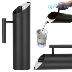 High-Quality Stainless Steel Water Jug 2L for Cold Beverages Leakproof and Easy to Clean Silver Tone