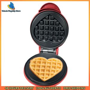 Vktech Mini Waffle Maker Nonstick Nonstick Surface Compact Quick Heat-Up Kitchen Appliance for Breakfast