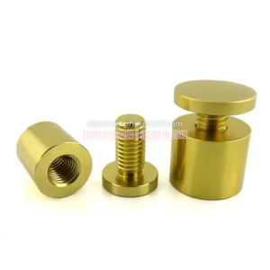 [4pcs PACK] Advertising Bolts Standoff Bolts Wall Mount Display Signs in Silver Gold and Acrylic 3D Signs Metal Panels Glass Signs Office Decor Retail Displays Signage Solutions Interior Design Wall Art Decorative Mounts  12mm 16mm 19mm 25mm