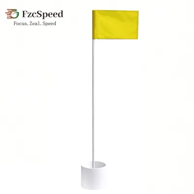 FzcSpeed Golf Putting Green Hole Cup Set with Flagstick Removable Portable Golf Practice Hole for Backyard Training