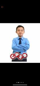 Wizuka Secondary School Blue Shirt Long Sleeve (No Iron Needed)