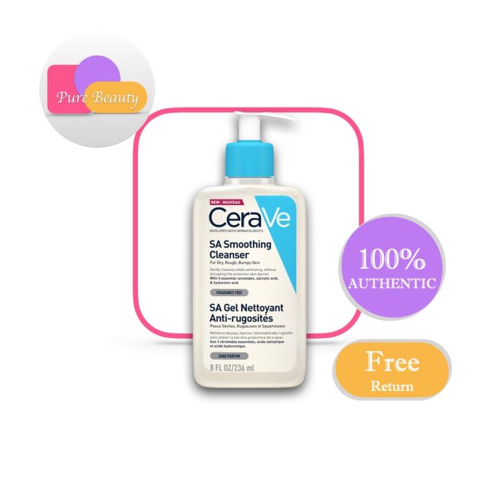 CeraVe Renewing SA Cleanser 236ml - Normal Cleanser with Salicylic Acid ...