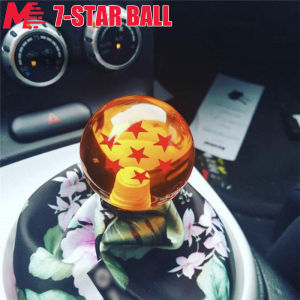 MileRush 1x Universal MT Manual Gear Shifter Shift Knob with Adapters 7-Star Ball Z Car Gear Shifter Lever Handle