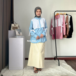 NEVA STYLE - DENA KEMEJA RAYON COQUETTE VEST EMBROIDERY