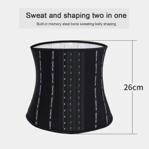 Kilala Sweat-burning Fat-burning Latex WaistTrainer Belt Body Shaper Exercise Girdle Slimming Abdominal Belt for Women Postpartum