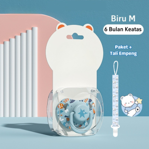 Momosee Empeng Bayi Silikon Newborn Pacifier Dot Bayi BPA Free Food Grade Silikon BB142