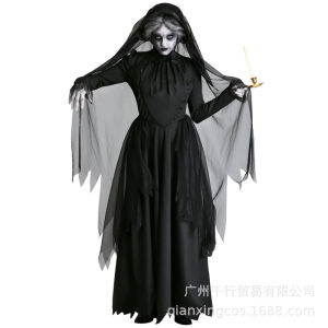 2024 Trang phục Halloween   Cô dâu ma Phù thủy Ma cà rồng cosplay Trang phục biểu diễn game phổ biến ở Châu Âu và Châu Mỹ