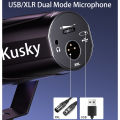 Kusky FS200 USB Dynamic Microphone USB XLR Dual Mode Mic RGB USB Gaming Mic For PC,laptop,Phone,Computer,Sound Card,Mixer. 