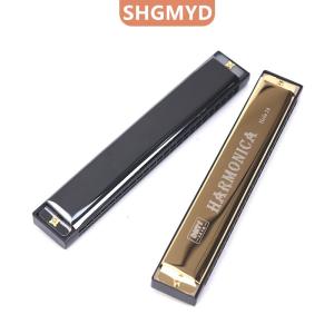 [COD] SHGMYD SPORTS 24ช่องคีย์ของ C เล่นออร์แกน tremolo ออร์แกนปากบลูส์สองแถว