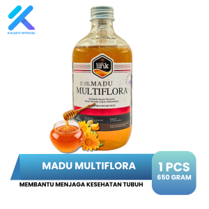LINK Madu Multiflora Premium Organik 650g - Rasa Segar & Sehat