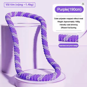 Vòng dây lắc eo giảm mỡ bụng giảm cân rope hula hoop tập cơ hông tập yoga gym kháng lực DOL