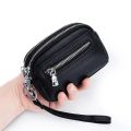 Royal Bagger Coin Purses for Women Genuine Cow Leather Fashion Simple Mini Wallet Large Capacity Zipper Clutch 1888. 