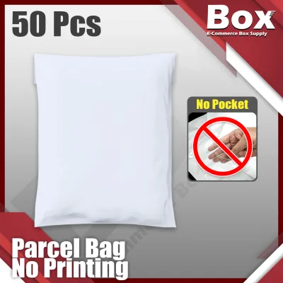 Beg Kurier [ Courier Bag Parcel Bag Printing Fragile ] 50pcs with Pocket Plastik Kurier Beg Rapuh