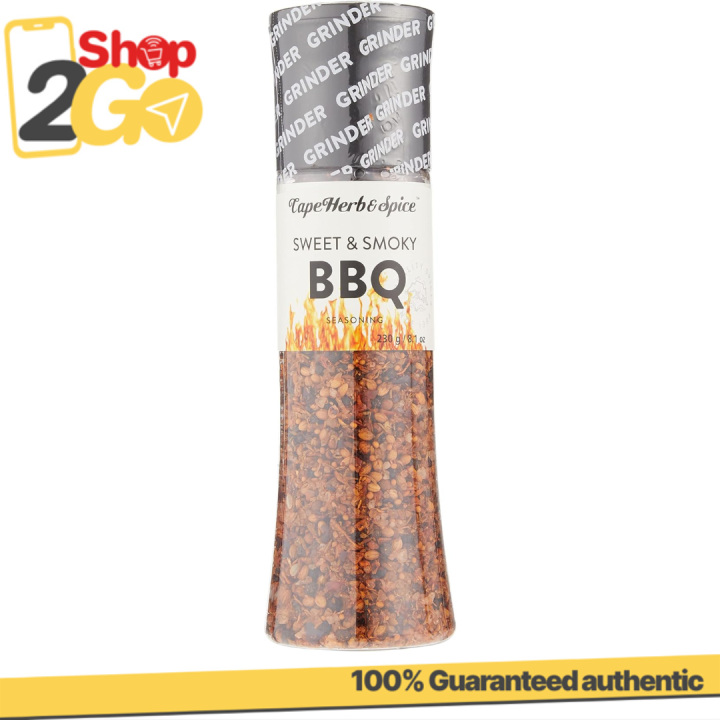 Cape Herb & Spice Sweet & Smoky BBQ Seasoning Grinder 230g Lazada PH